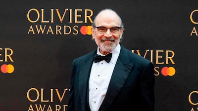David Suchet arrives at the Olivier Awards at the Royal Albert Hall on April 7, 2019. AFP
