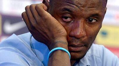 Defender Eric Abidal, who underwent a liver transplant in 2012, has become the latest French player to announce his retirement from international football. AP Photo/Manu Fernandez