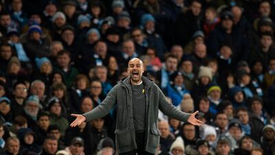 Manchester City won the league title last season with a record 100 points, but Pep Guardiola sees that kind of dominance as an anomaly. Peter Powell / EPA