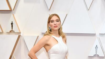 Léa Seydoux in Louis Vuitton at the 92nd Annual Academy Awards at Hollywood and Highland on February 09, 2020 in Hollywood, California. AFP