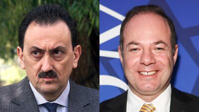 Simon Karam, left, and Uri Resnick. AFP; Getty Images