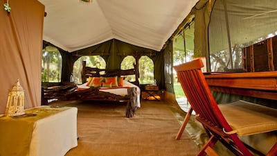 Sala’s Camp in Kenya. Courtesy The Safari Collection