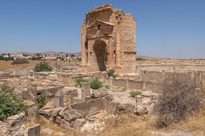 Makhtar, in the centre of the country, is one of the biggest archaeological sites in Tunisia — a place so rich that it has not been fully excavated yet. Yet it is empty of tourists. Sebastian Castelier for The National