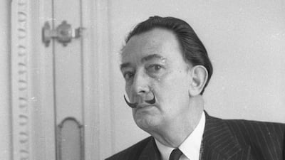 Historical figures who wore moustaches include artist Salvador Dali. Photo: Descharnes & Descharnes