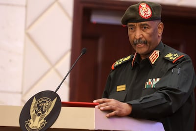 Sudan's army chief and de facto ruler Gen Abdel Fattah Al Burhan. AFP