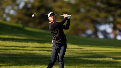 Lydia Ko of New Zealand hits a shot on the 17th during the final round of the Swinging Skirts LPGA Classic at the Lake Merced Golf Club on April 27, 2014 in San Francisco, California. Jed Jacobsohn/Getty Images