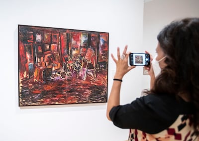 'Studio' by Mohammed Kazem, one of the UAE's foremost contemporary artists and a member of the group informally referred to as The Five.