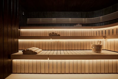 The sauna was out of use during my visit, but a sneak peak as the facilities were promising. Photo: Six Senses London