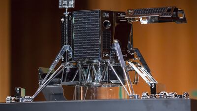 A concept model of Ispace's new Moon lander. Tomohiro Ohsumi/Bloomberg