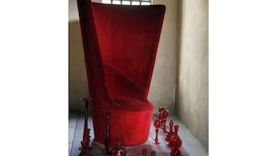 Karim Mekhtigian's Mawlana Deshret chair for Karassi+Karassi.