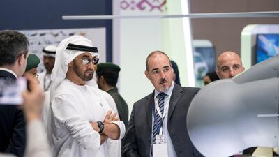 Sheikh Mohammed tours UMEX 2018.