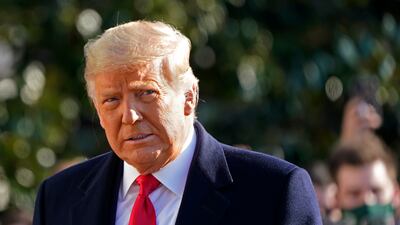 Former US president Donald Trump. AP