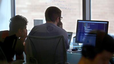 Oil and gas companies could take advantage of millennials being tech-savvy, but must brush up their image when advertising themselves to Generation X. Andrew Harrer / Bloomberg