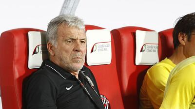 Al Jazira coach Eric Gerets is delighted to have acquired Basheer Saeed during the winter transfer window. Jeffrey E Biteng / The National
