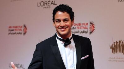 The Egyptian actor Khaled Abol Naga is UAE film festival hopping. He appeared at the Abu Dhabi Film Festival last month to promote the festival’s opening night film From A To B, directed by Ali F Mostafa. Ali Haider / EPA