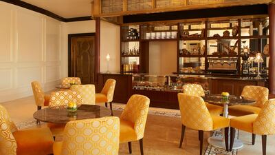 Designed by Hirsch Bedner Associates together with local designers, the hotel’s interiors were inspired by the region’s heritage and St Regis brand, mixing colours of the local sands, traditional cuisine and souqs.