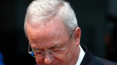 The former chief executive of Volkswagen AG, Martin Winterkorn is charged in the US of conspiring to cover up the German automaker’s diesel emissions cheating. EPA/FELIPE TRUEBA