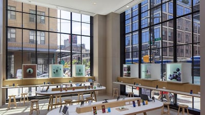 Inside the new Google Store in Chelsea, New York. Photo: Google