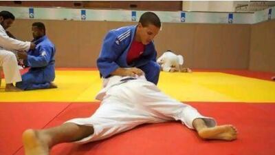 Humaid Al Derei, of the UAE, was given a wild-card entry to this summer's Olympic Games in London. Lee Hoagland / The National