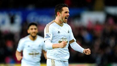 Gylfi Sigurdsson of Swansea City. (Christopher Lee/Getty Images)