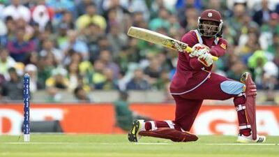 Chris Gayle holds the key for West Indies to put up a good score against India. Richard Heathcote / Getty Images