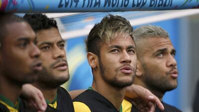 Neymar and Brazil were eliminated in the semi-final round of the 2014 World Cup. Jorge Silva / Reuters