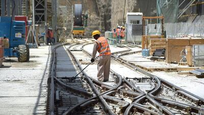 Line 3 (Red Line) will run from Madina Al Munawra to Rahman Al Awal Road. It will be the longest line of the metro, at 45km. Ahmed Farwan / AFP