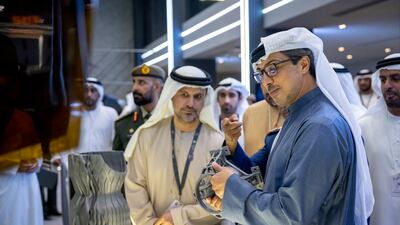 Sheikh Mansour tours Idex