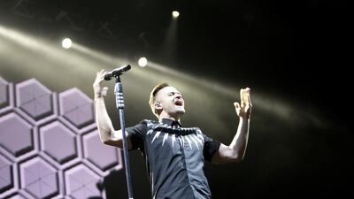 Descending the stairs to almost combustible shrieks from the crowd, Justin Timberlake and band launched into the opener Pusher Love Girl. It was a brave move – the track is almost fully sung in a deft falsetto and Timberlake pulled it off with aplomb.