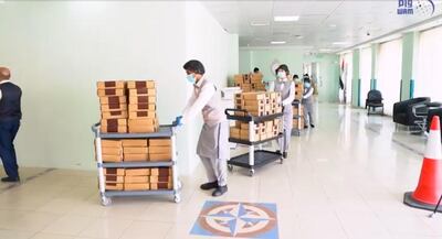 The Mother of the Nation thanked doctors, nurses, paramedics and others working to fight the outbreak. Wam