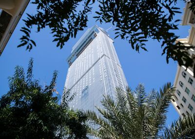 The St Regis Dubai, The Palm sits on the trunk of Palm Jumeirah. Photo: Reem Mohammed / The National