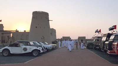 The reopening of Falaj Al Mualla Fort in Umm Al Quwain was attended by hundreds of Emiratis and expatriates. Rezan Oueiti / The National