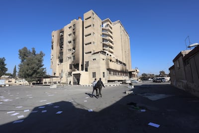 The Palestine Branch in Damascus was one of a network of intelligence centres used to detain and torture Syrians. EPA