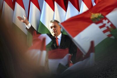 Hungarian Prime Minister Viktor Orban won a third consecutive term in April 2018. AFP