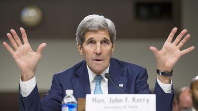 US secretary of state John Kerry was grilled by members of the Senate foreign relations committee on July 23, some of who didn't hold back in sharing their disdain for the recently agreed Iran nuclear deal. Michael Reynolds/EPA