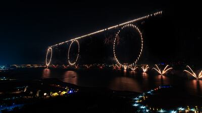 Ras Al Khaimah chased a Guinness World Record of the longest straight-line drones display. RAK Media Office