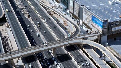 The new bridges will allow better access directly to Dubai Mall's car parks, cutting traffic in the surrounding streets. Courtesy: Dubai Media Office / RTA