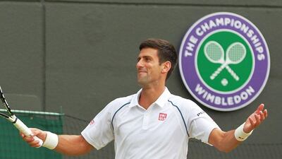 Novak Djokovic battled back from two sets down to defeat Kevin Anderson and reach the last-eight Wimbledon. Sean Dempsey / EPA
