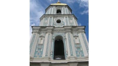St Sophia Cathedral features many of its original frescoes, which survived Genghis Khan's sacking of Kiev. Raymond Beauchemin for The National