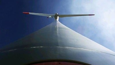 With improvements to turbine designs, electricity can be generated at even at moderate wind speeds. Michael Buholzer / Reuters
