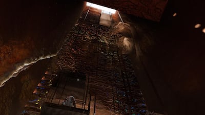 The resort's unique elevators. Courtesy Jean Nouvel