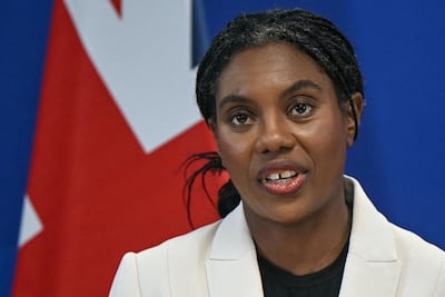 Conservative Party leader Kemi Badenoch will face off against Andy Burnham at PMQs. AFP