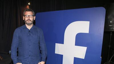 Mark D’Arcy, the chief creative officer of the Facebook Creative Shop, says their content is now competing with any content ever made for people’s attention. Sarah Dea / The National