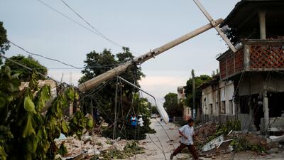 A street in Juchitan, southern Mexico, on September 8, 2017, a day after the 8.1 magnitude earthquake that struck on September 7, 2017. Edgard Garrido / Reuters