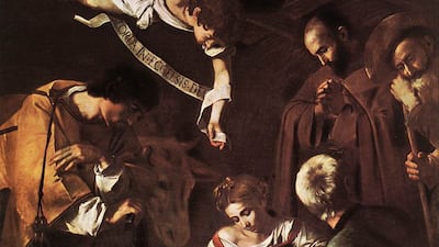'Nativity with St Francis and St Lawrence' by Caravaggio. This $20 million work was stolen from a church in Sicily, with a mafia informant claiming a mob boss used it as a floor mat. Photo: Commons