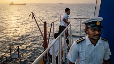 India is 'deeply concerned' about strikes on vessels on which 30 Indian seafarers were on duty. Getty Images