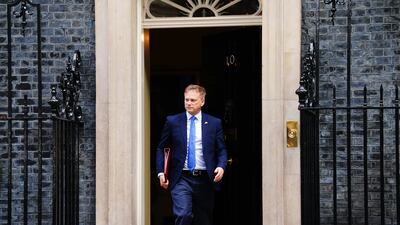 Business Secretary Grant Shapps will touch down in the UAE this week. PA