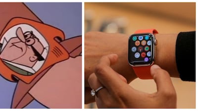 Smartwatches: George Jetson’s video-watch was his nagging boss's, Cosmo Spacely’s, preferred way of reaching him. And these days we have Apple watches and various other timepieces that make us contactable 24 hours a day. Reuters, Hanna-Barbera Productions