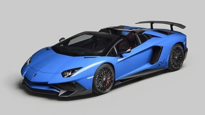 Lamborghini Aventador SV Roadster. Courtesy Automobili Lamborghini