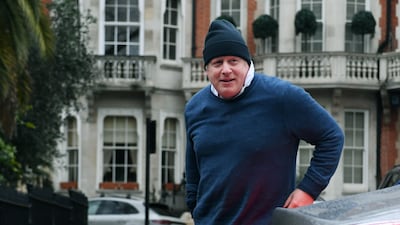 Former British prime minister Boris Johnson says there is 'no evidence that I knowingly or recklessly misled Parliament'. EPA